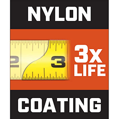 Crescent Lufkin 1-1/8" x 35' Chrome Case Yellow Clad Tape Measure - L935-02 (Pack of 4) - size: 10.7 m (Pack of 4)