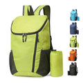 Portable Foldable Backpack Folding Mountaineering Bag, Ultralight Outdoor Cycling Rucksack, Travel Hiking Knapsack (Green) - color: Green