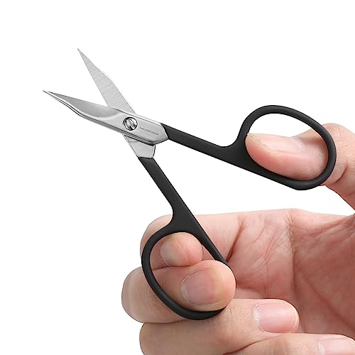 HALO FORGE Small Embroidery Scissors Sharp Straight Tip 3.5 Inch Black - style: 3.5" thread scissors