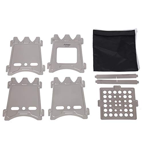 Lightweight Portable backpack stoves for hiking Titanium Wood Stove - Ultralight and Compact Stove for Backpacking, Camping, and Survival-for Wood Burning Camping solo stove - style: backpacking stove