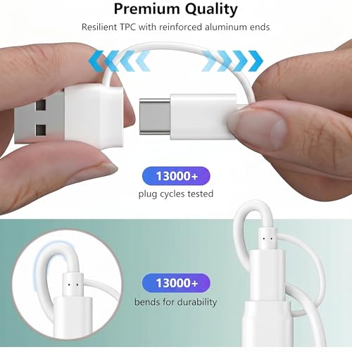 YIFYSUN 5-in-2 Multi Charging Cable for Apple Watch Charger : USB A/C Input, Type C/IP/Micro USB/Mini B Cable Cord for iWatch Ultra/SE/10-1/iPhone 17-11/Galaxy S25-S20/Garmin GPS-White, 4FT - color: White