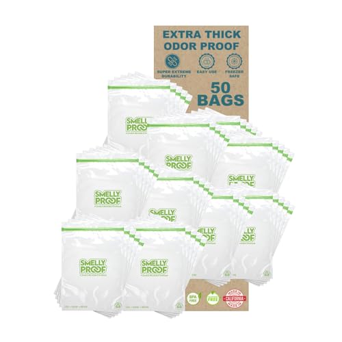 SMELLY PROOF Bulk XXL Reusable Food Storage Bags, Reusable Freezer Bags, Reusable Bag for Tools, Craft, Clothing Storage, Made in US, Dishwasher-Safe, BPA FREE, NO PEVA, 2-Gallon - 12" x 16” - 50-Pk - size: 50pk XXL 12x16" 2-Gallon