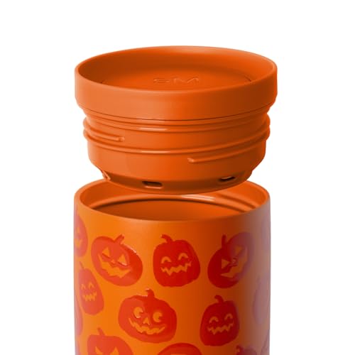 Simple Modern Halloween Travel Coffee Mug 360° Lid | 16oz | White - color: Jack-O-Lanterns, style: Coffee Tumbler