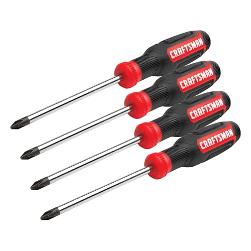 CRAFTSMAN Screwdriver Set, Bi-material, 2 Piece (CMHT65072N) (Pack of 4) - style: NEW Screwdriver Set, 2 Piece