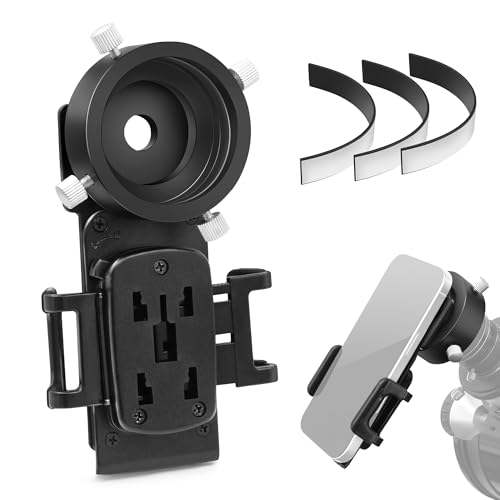 Astromania Smartphone Adapter with T2 Thread and Eyepiece Adapter 52-59m - size: IPhone and Eyepiece Adapter 52 - 59mm