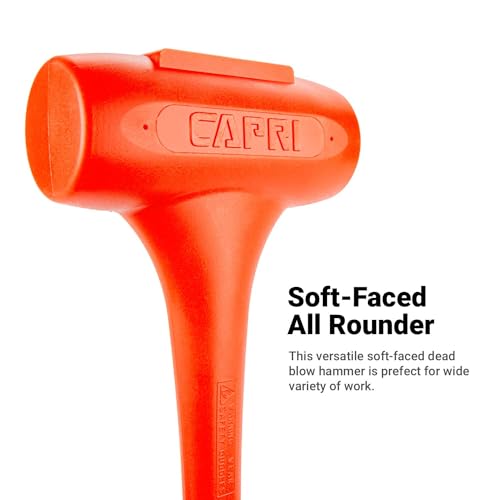 Capri Tools CP10101 C101 Dead Blow Hammer 30" Orange, 9 lb. - size: 9 lb