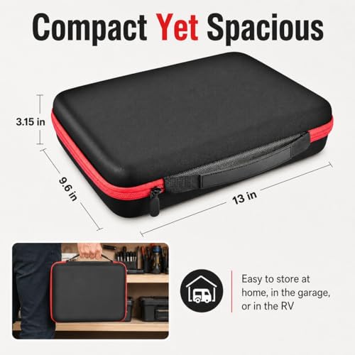 Comecase Battery Organizer Case for 140+ Batteries with Tester - size: 140+batteries