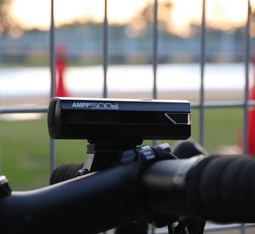 CATEYE AMPP USB Rechargeable Bike Light | Commuters, Road Cyclists & Mountain Bikers, Day & Night Riding Modes, IPX4 Waterproof, Tough & Durable - style: Ampp500s