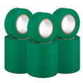 GEYYANG 12 Pack Gree Flagging Tape, 1" x 100ft, 3.35 Mil - color: Green, size: 1in X 100ft