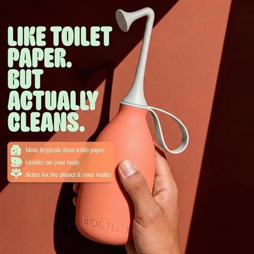 Portable Bidet, Peri Bottle, Travel Bag, BPA Free, Precious Peach - color: Precious Peach