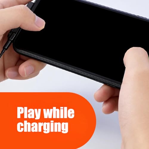 Invisible Foldable Holder Charger Cable with Stand, 240w Fast Charging Stand Sideways Data Cables with 360° Invisible Stand, Detachable 2 in 1 Phone Holders for Gaming Office Car Travel - color: White