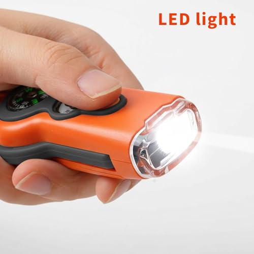 Emergency Survival Function Whistle, Outdoor Multifunctional Tool Safety Whistle with Lanyard, Ideal for Kayaking, Boating, Hiking, Camping, Climbing, Hunting,Rescue Signaling - color: orange1pcs