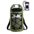 SHENDU 20L Waterproof Dry Bag - Roll-Top Backpack w/Waterproof Phone Case for Kayaking, Hiking, Camping, Boating, Beach Unisex（green） - color: Green