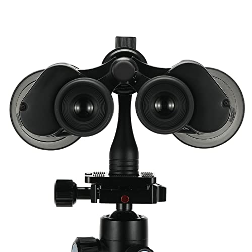 Binocular Tripod Adapter - 1/4-20 Inch Threading, Quick Release Mount (Black) - style: Connection screws X1