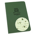 Rite in the Rain Weatherproof Soft Cover Notebook, 4.625" x 7.25", Green Cover, Universal Pattern (No. 974) - color: Green