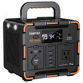 300W Portable Power Station, Solar Generator 259Wh, 70,000mAh LiFePO4 Battery with 65W USB-C PD&Pure Sine Wave AC, Solar Charging for Camping,Home Backup,Emergency Power(SOS Light & LCD Display) - size: 300W, 259Wh