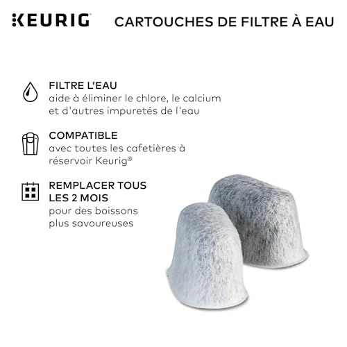 Keurig Water Filter Refill Cartridges, Replacement Water Filter Cartridges, Compatible with 2.0 K-Cup Pod Coffee Makers, 2 Count - size: 2 Count (Pack of 1)