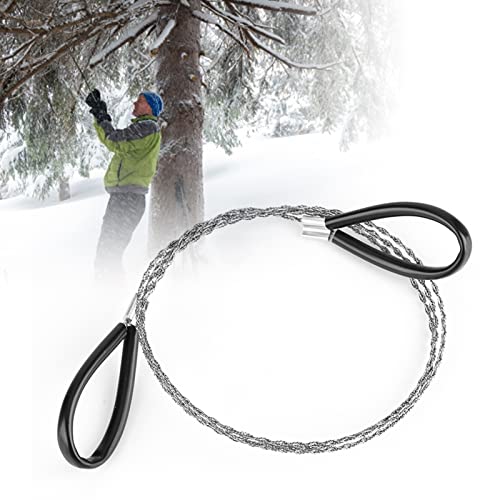 Emergency Steel Wire, Emergency Wire, Steel Wire Saw Scroll Travel Wire Rope Cable Survival Wire, for Cutting Wood Bone Rubber Plastic