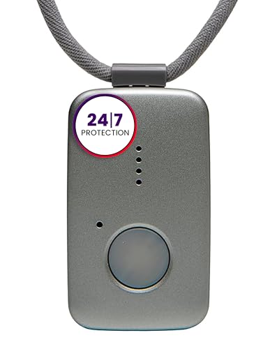 Medical Guardian MGMini Medical Alert Device for Seniors | Subscription Required | SOS Button, Emergency Location Assistance, 24/7 Monitoring | Silver - color: Silver
