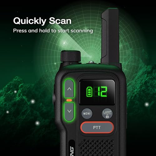 BAOFENG GT-18 Walkie Talkies for Kids Adults Ages 3-12 License Free, 3 Pack - color: Dark Black
