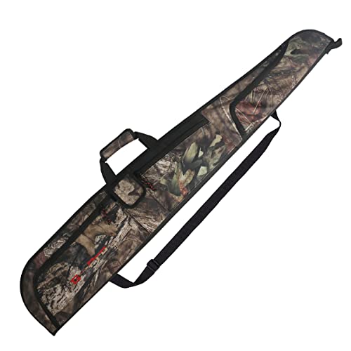 Adansonia Soft Rifle Shotgun Case 48" 52" - G-Pro Camo Long Gun Bag with Multiple Storage for Scoped Rifle Non-Scoped Shotgun