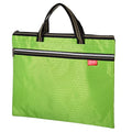 PATIKIL Waterproof Zipper File Bag, Documents Storage Zip Pouch, Green | 11x14inch Bag Books Tools for Office Travel - color: Green
