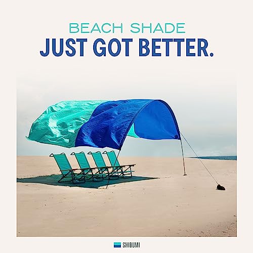 Shibumi Shade Mini (Previous Generation) - World's Best Beach Shade | The Original Wind-Powered Beach Canopy