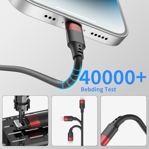 Bkduice 1ft Short iPhone Charger Cable 10 Pack Bulk, Multipack USB A to Lightning Cord 12 inch, Small iPhone Charging Cable for Fast Charging Station Compatible with iPhone 14 13 12 11 Pro Max 8 iPod - size: 1 Foot, style: 10P Lightning
