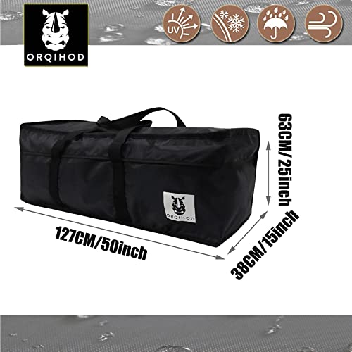 Outdoor Cushion Storage Bag Waterproof, Extra Large Bag, 50 Inch - size: 50x15x25in