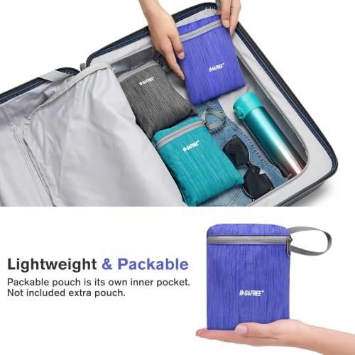 G4Free 10L/15L Hiking Backpack Lightweight Packable Hiking Daypack Small Travel Outdoor Foldable Shoulder Bag - color: Blue, size: 10L