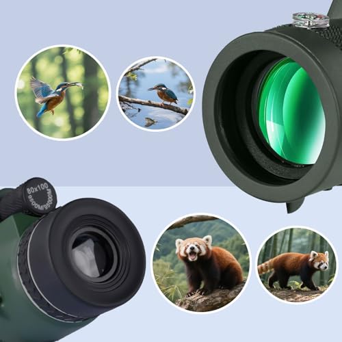 10x40 Compact & Portable Monocular Telescope for Hunting & Birdwatching for Outdoor Travel/Camping/Hunting - size: 104006