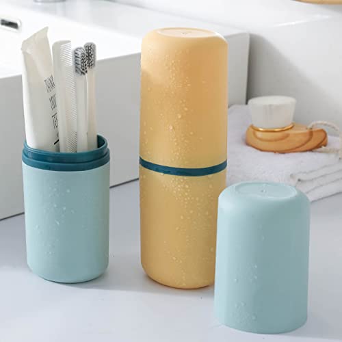 1 Pcs Travel Toothbrush Holder, Plastic Portable Case for Manual & Electric - color: White