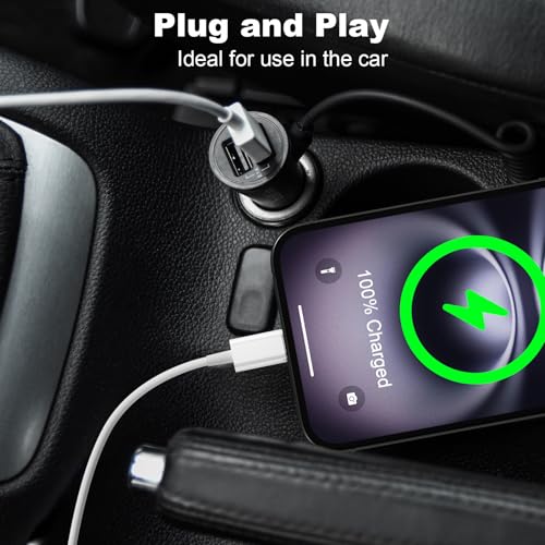Car Carplay Cable for iPhone 17 16 15 Pro Max Air 3FT USB A to USB C Cable | USB C Charger Cord for iPad 10th Gen Pro Air 5th 4th Mini 6th Gen, Car Charging Cord - color: White, size: 3FT