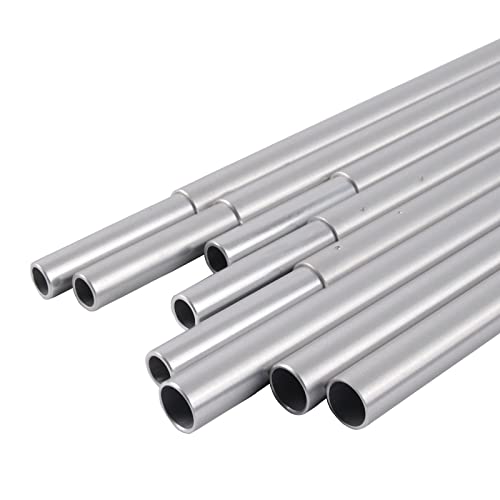 Aluminum Tent Poles Replacement, Fits Both Female and Male Ends, Lightweight Tent Pole Repair Kit, 7001 Aluminum Alloy T6 Heated - color: 24ft 10.5 in, size: 1 Pole Pack