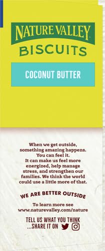 Nature Valley Biscuit Sandwiches, Coconut Butter, Snack Bars, 13.5 oz,10 Count (Pack of 2) - size: 10 Count (Pack of 2)