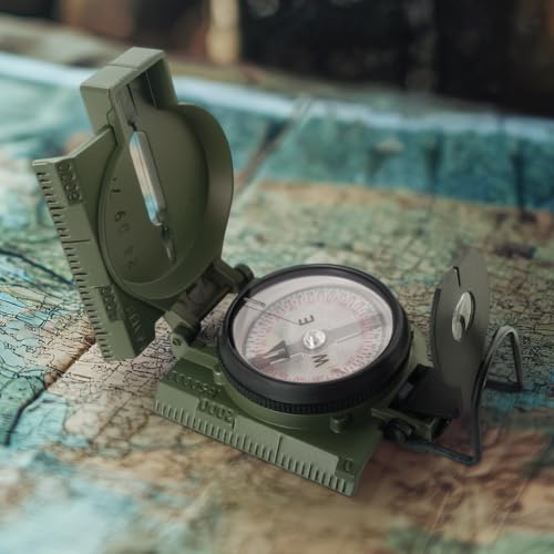 Rothco Cammenga Tritium Lensatic Compass, Aluminum Frame