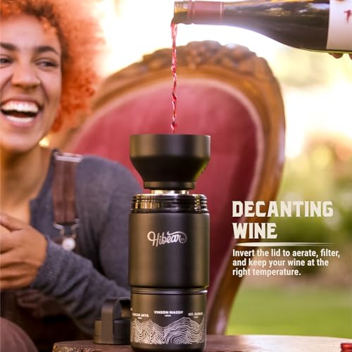 32oz All-Day Adventure Flask - As Seen on Shark Tank - The Insulated Multi-Tool of Beverage Bottles - Craft Pourover, Cold Brew, Tea, Water Infusion, Wine Decanting, Hydration. - color: Night Hike
