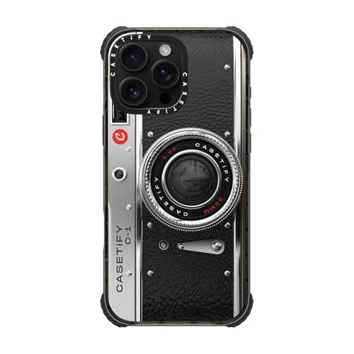CASETiFY for iPhone 16 Pro Max Case - Ultra Impact Compatible with MagSafe | Strong Slim | 11.5 ft. 5X Militray Grade Drop Protection | Camera Case - Classic | Black - color: Camera Case - Classic, size: Iphone 16 Pro Max (6.9")