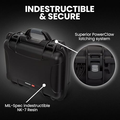 NANUK 920 Pro Photo Kit Case, Waterproof Hard Case, Carry-On - color: Black, style: Pro Photo Kit