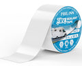PAULINN RV Camper Roofing Repair Sealant Tape White, 4 Inch X 50 Foot Natural Rubber Roof Sealing Tape, UV & Weatherproof Roof Seal Tape for RV Camper Trailer Boat Sealing Leak Repair - style: 4in*50ft