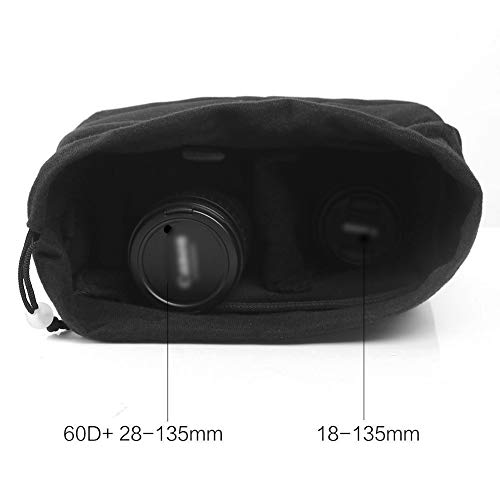 Koolertron Shockproof Camera Photo Bag for SLR TLR Camera Insert Partition Padded Case,Can be Put Directly Into the SLR Camera Bag With Freely Adjustable Compartment - color: Black