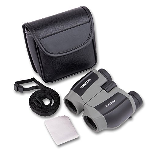 Carson ScoutPlus 10x25mm Compact and Lightweight Porro Prism Binoculars (JD-025) - style: 10x25mm