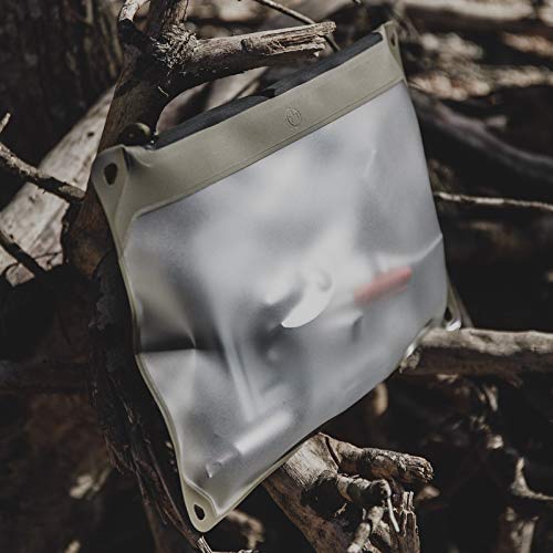 Magpul DAKA Window Pouch Zippered Tactical Range Tool and Gear Bag - color: Olive Drab Green, size: Large (9" x 13")