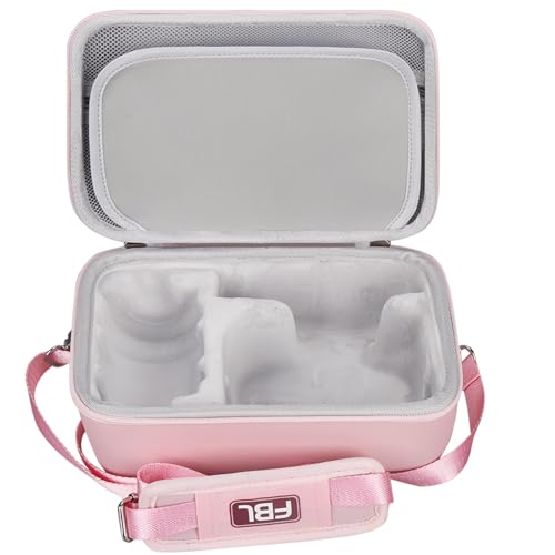 FBLFOBELI EVA Camera Case for Canon EOS Rebel T7/T8i/T5/R50/R100 | Hard EVA Shell, Shockproof & Water-Resistant, Custom Molded Interior, Detachable Shoulder Strap, Travel Storage Bag, Pink - color: Pink
