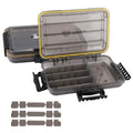 RUNCL Fishing Tackle Box, Waterproof Tray for Jigs Lures, Thicker Floating Tackle Utility Box with Adjustable Dividers, 3600/3700/Large 3700 Size - color: 2PCS 3600