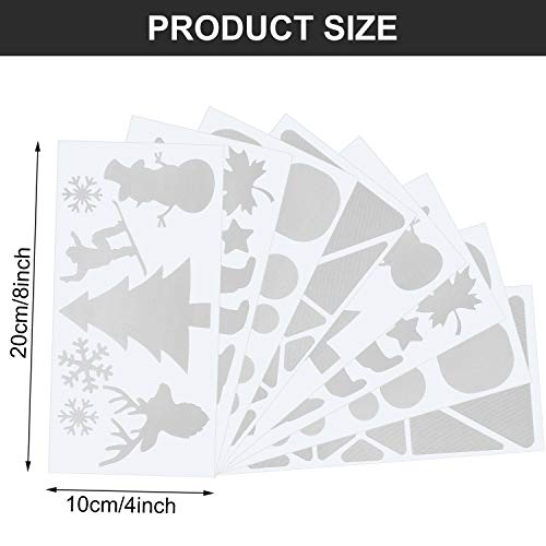 8 Sheets Puffer Repair Patch Fabric Patches Self Adhesive Washable Repair Patch Kit for Clothes Bags, 4 x 8 Inches (Grey) - color: grey