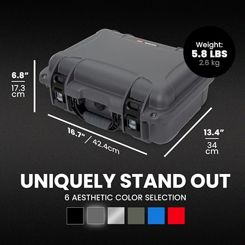 NANUK 920 Pro Photo Kit Case, Waterproof Hard Case, Carry-On - color: Graphite, style: Pro Photo Kit