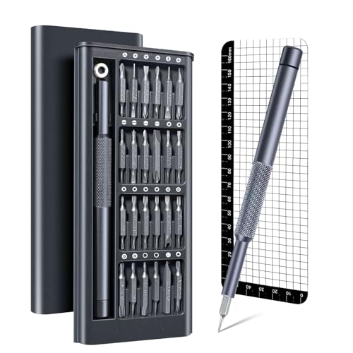 efekol 51-in-1 Small Precision Screwdriver Set - Electronics Repair Tiny Tool Kit [Super Durable],for Ring Doorbell, Laptop, Switch, PS5, Xbox, Macbook, iPhone, Watch, Glasses - style: 51-IN-1