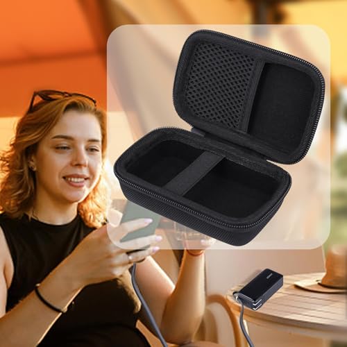 khanka Hard Case Replacement for Anker 3-in-1 Power Bank USB C Charger Block,10,000mAh 10k Portable Charger,Case only. (Black) - color: Black