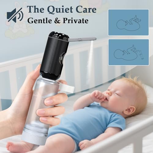Portable Bidet for Travel, Rechargeable Waterproof Sprayer, Black